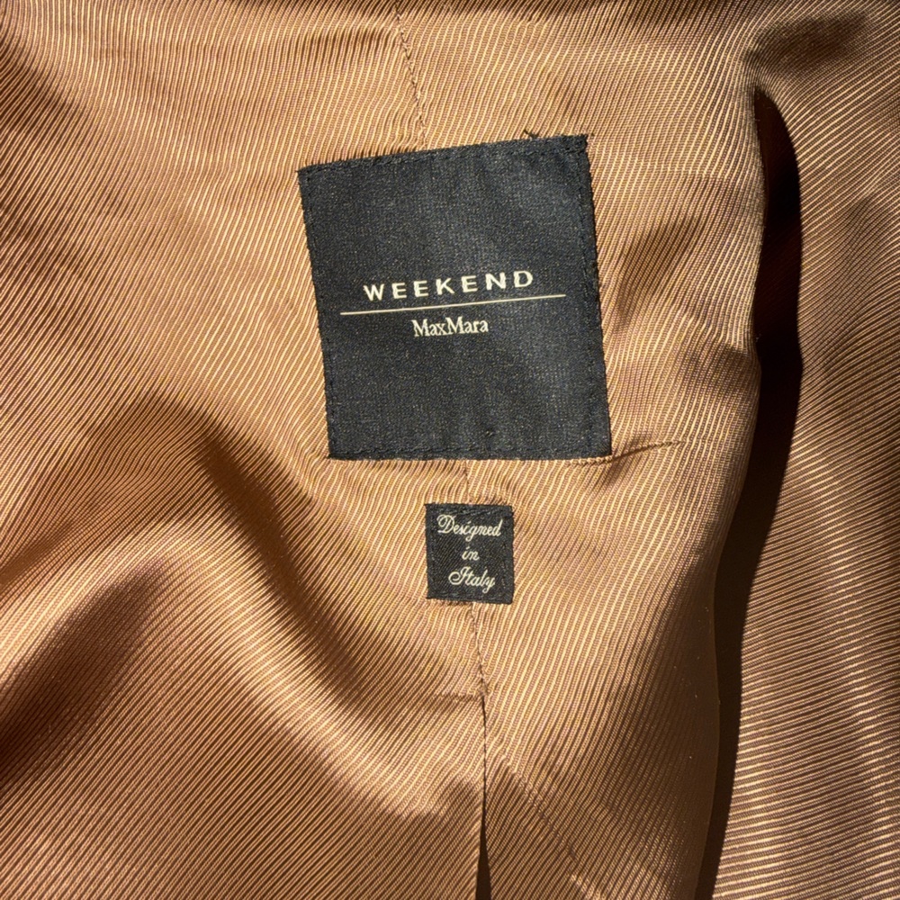 Maxmara Weekend Tan Jacket - image 2